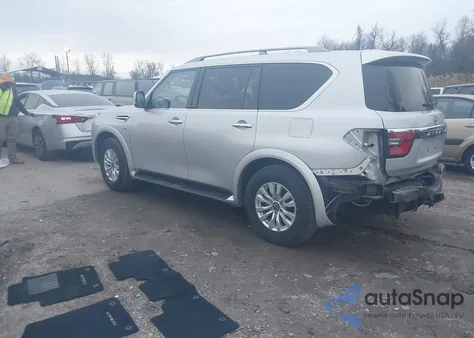 2021 Nissan Armada Sv 4Wd z USA, uszkodzony, nr VIN JN8AY2AD4M9662101